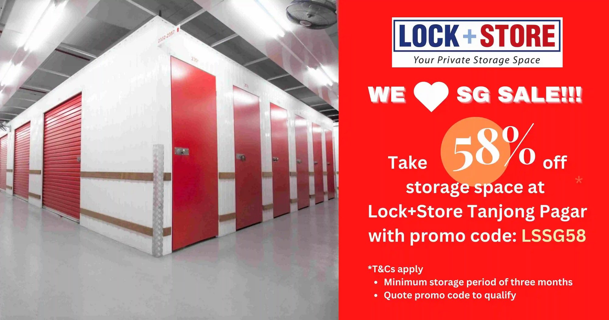 Self Storage Space for Rent at 14 locations in Singapore Lock+Store